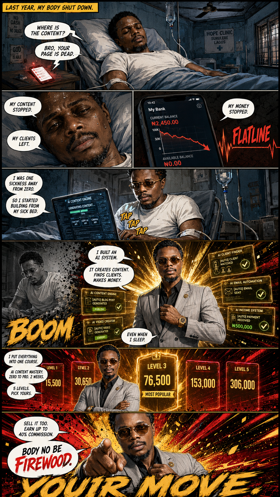 Example comic book ad